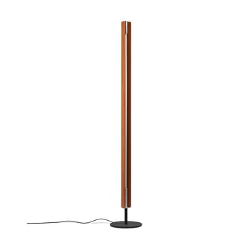 Seki-han φωτιστικό δαπέδου 226 cm - Heat treatened ash-black metal - Flos