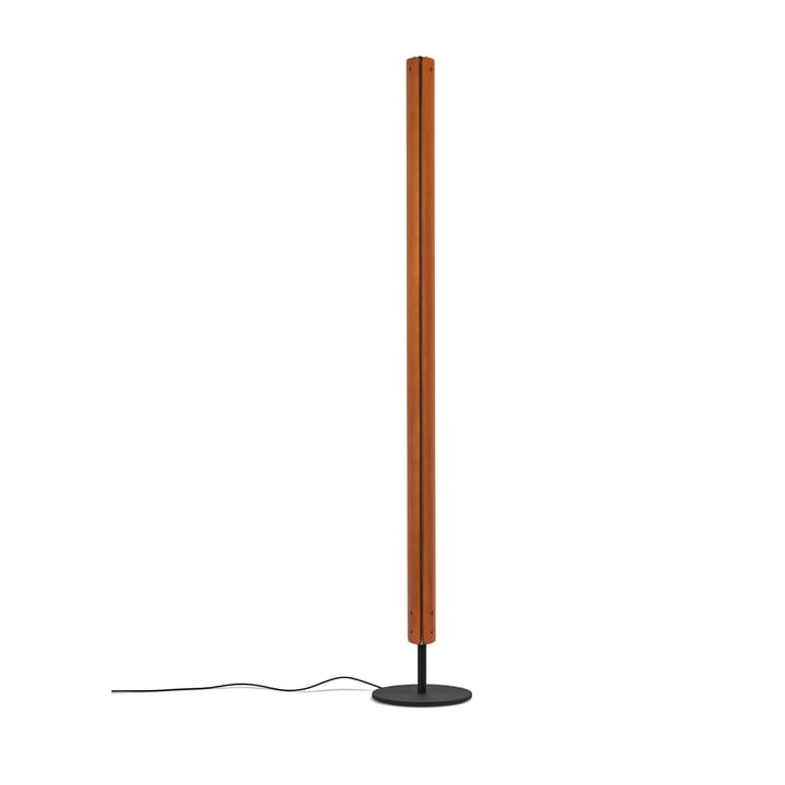 Seki-han φωτιστικό δαπέδου 226 cm, Heat treatened ash-black metal Flos