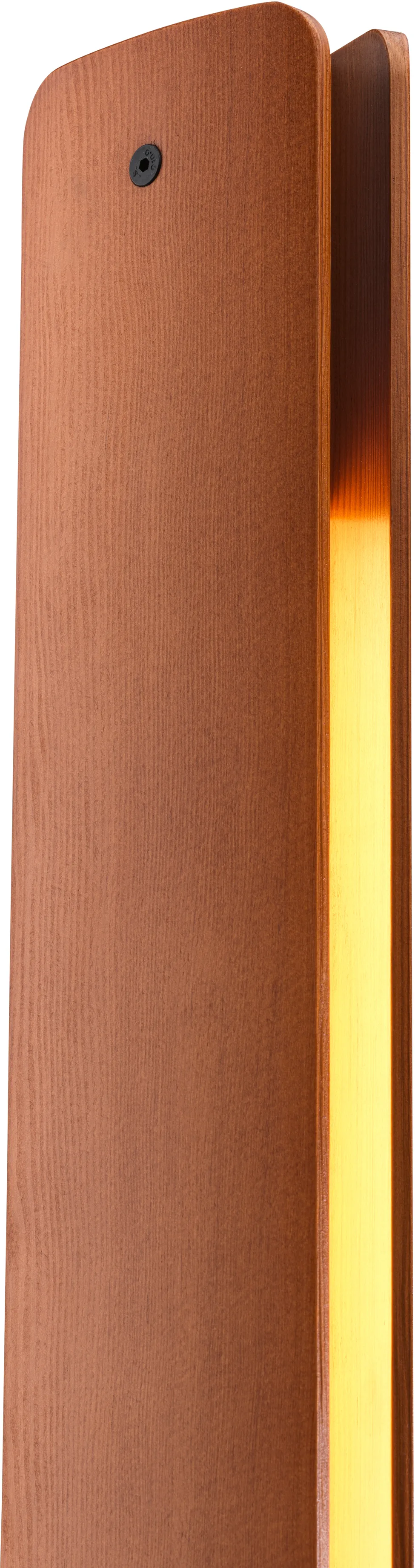 Seki-han φωτιστικό δαπέδου 226 cm, Heat treatened ash-black metal Flos