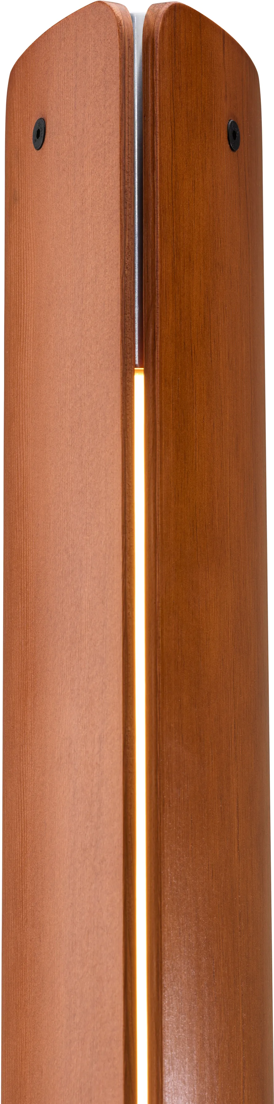 Seki-han φωτιστικό δαπέδου 226 cm, Heat treatened ash-black metal Flos