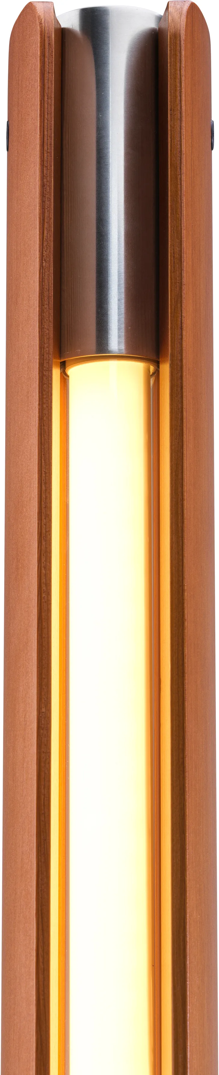 Seki-han φωτιστικό δαπέδου 226 cm, Heat treatened ash-black metal Flos