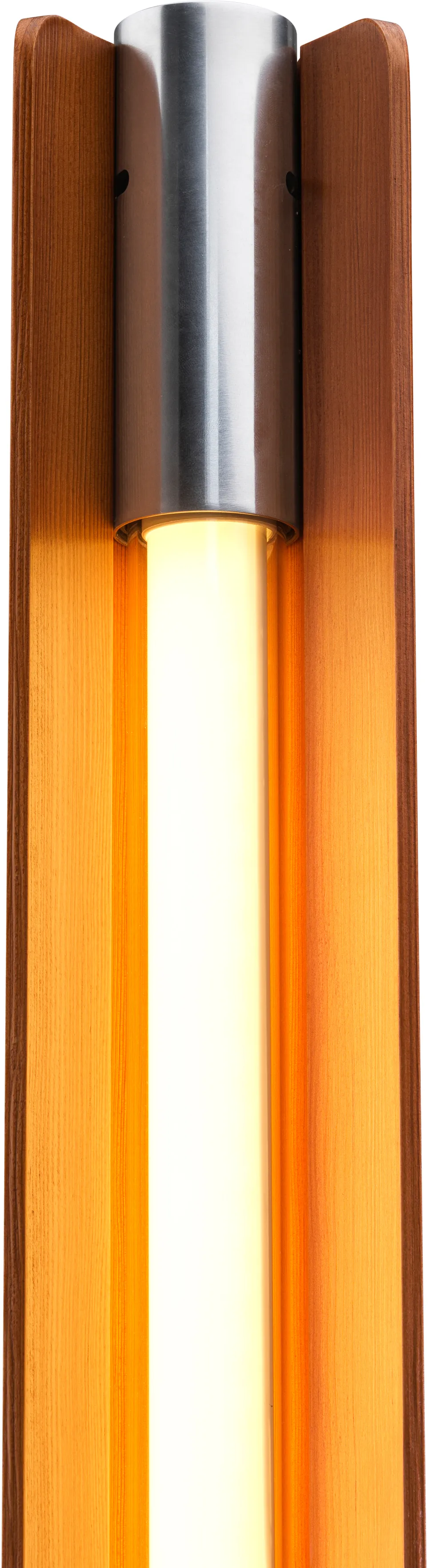 Seki-han φωτιστικό δαπέδου 226 cm, Heat treatened ash-black metal Flos