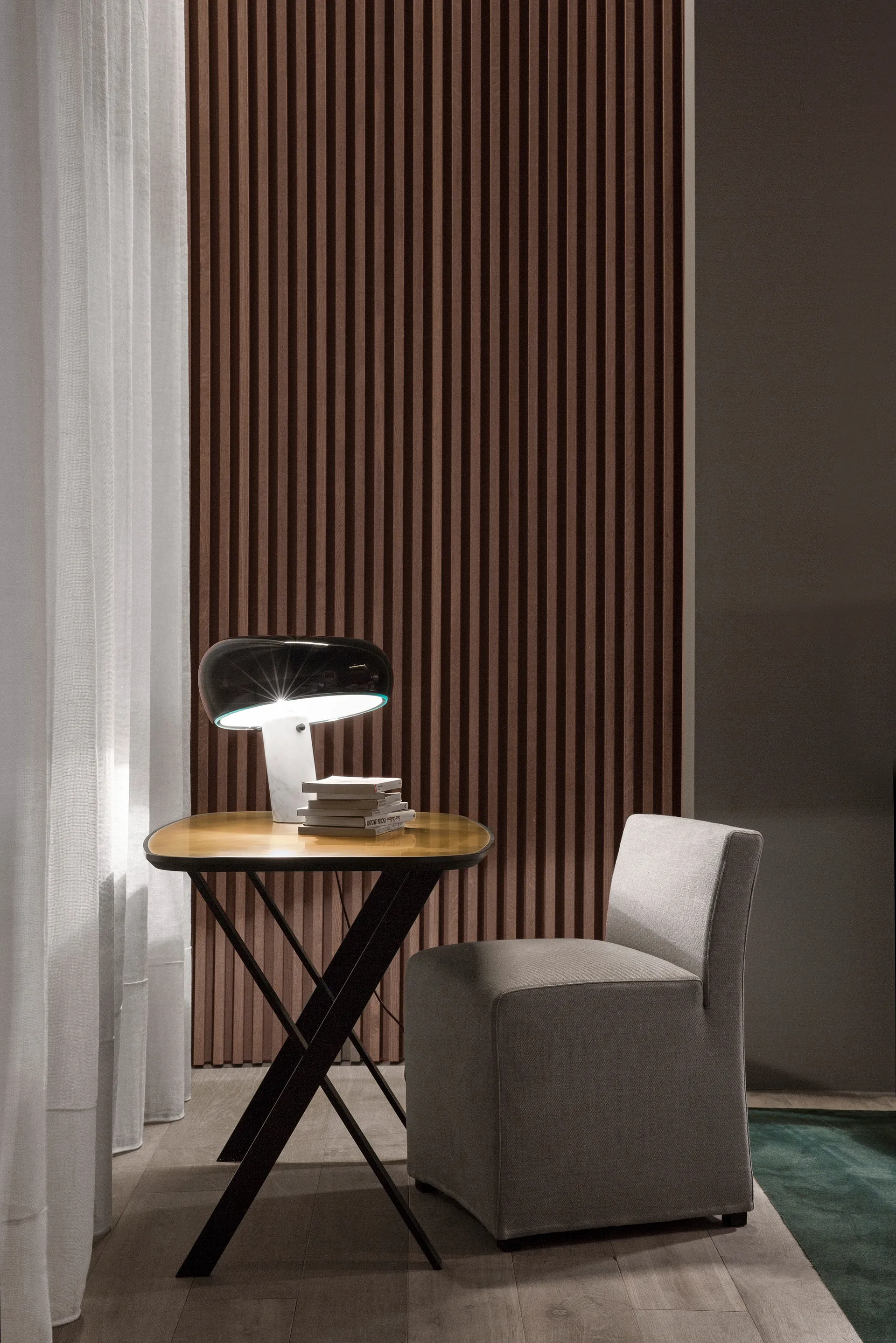 Snoopy επιτραπέζιο φωτιστικό, Black Flos