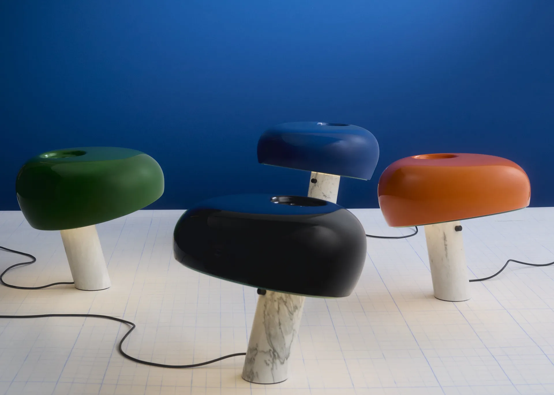 Snoopy επιτραπέζιο φωτιστικό, Orange Flos