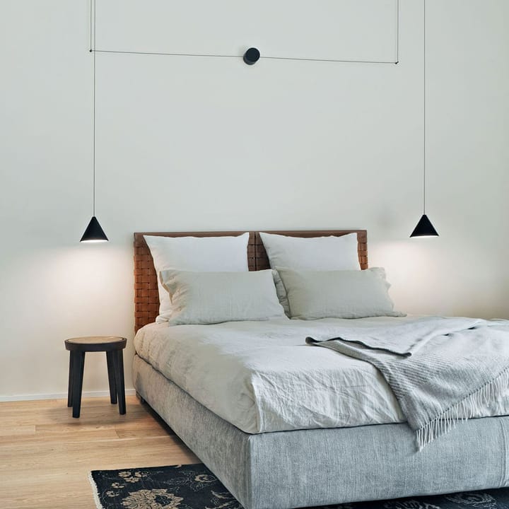 String Light Cone κρεμαστό φωτιστικό, Λευκό, 22 m καλώδιο Flos