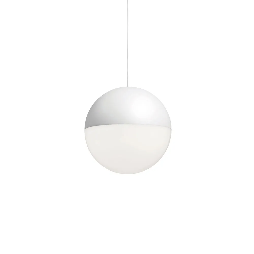 String Light Sphere κρεμαστό φωτιστικό, Λευκό, 12 m καλώδιο Flos