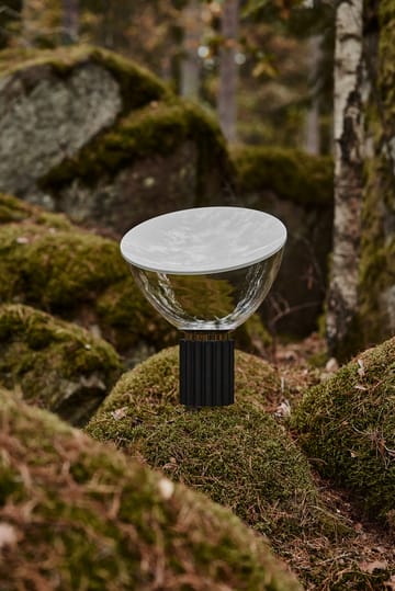 Taccia Small επιτραπέζιο φωτιστικό LED 48,5 cm - Μαύρο-γυάλινο θόλο - Flos