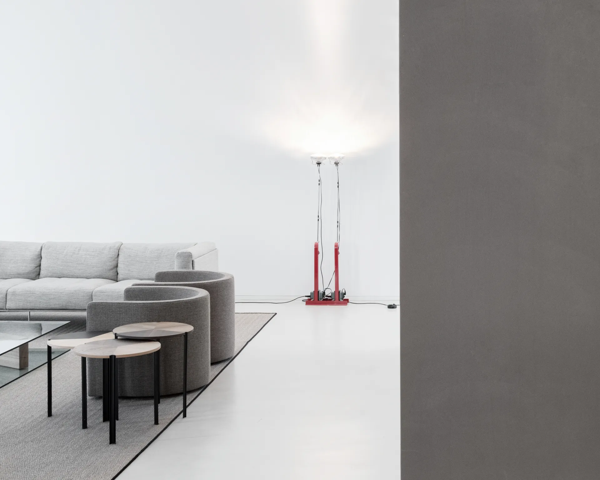Toio LED επιδαπέδιο φωτιστικό - κόκκινο (GB),  Flos