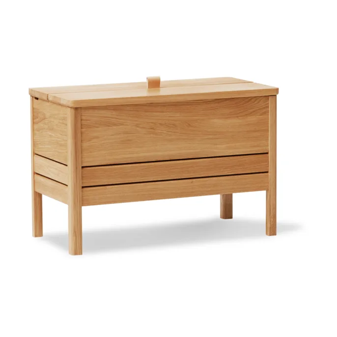 A Line παγκάκι αποθήκευσης 68 εκ, Βελανιδιά Form & Refine