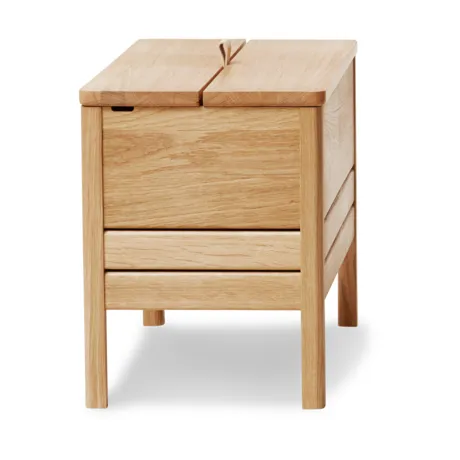 A Line παγκάκι αποθήκευσης 68 εκ, Βελανιδιά Form & Refine