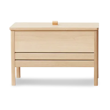 A Line παγκάκι αποθήκευσης 68 εκ - Βερνικωμένο δρυς - Form & Refine