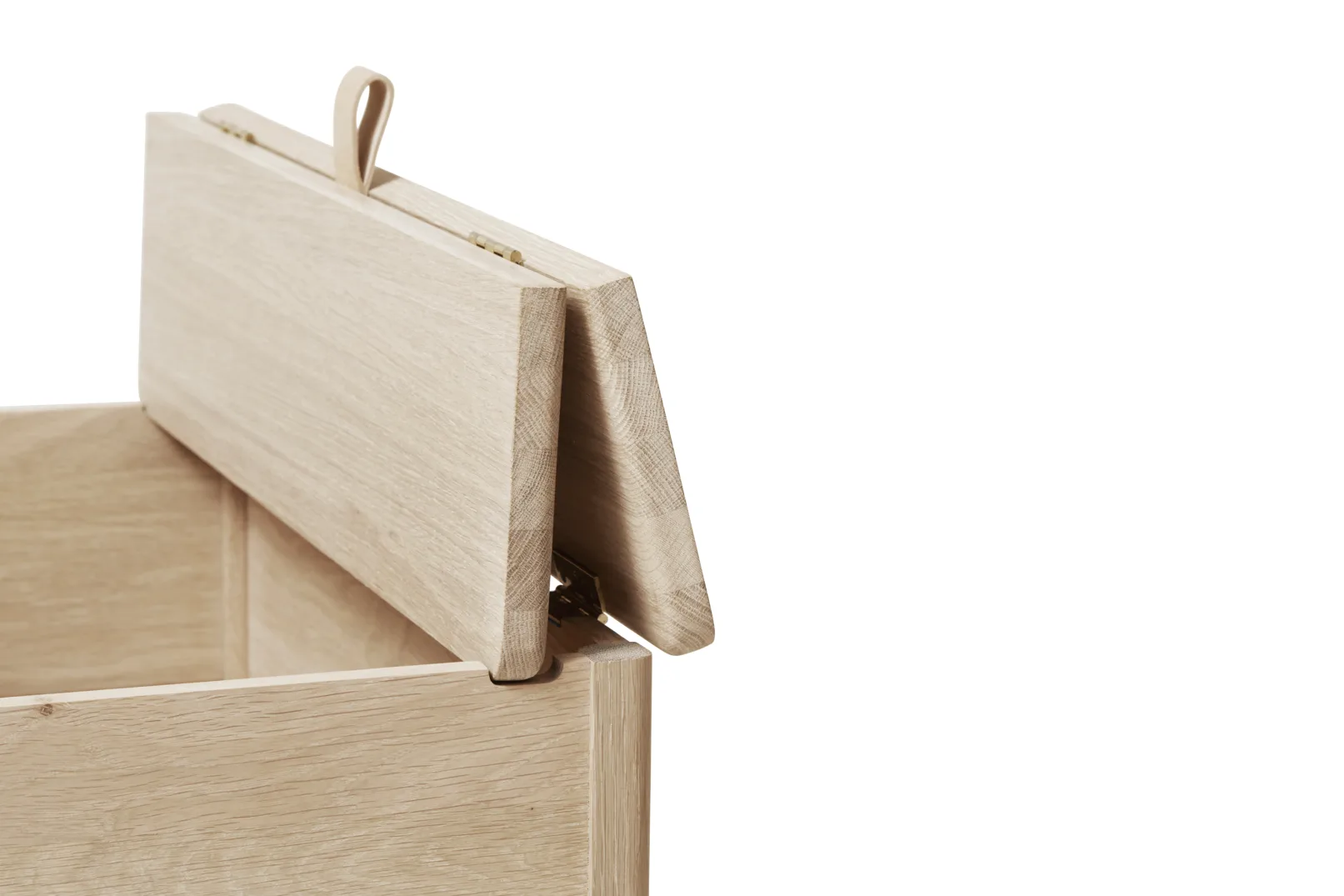 A Line παγκάκι αποθήκευσης 68 εκ, Βερνικωμένο δρυς Form & Refine