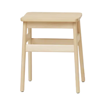 Angle Standard στρογγυλό σκαμπό 45 cm - Φηγός, Ø32x46 cm - Form & Refine