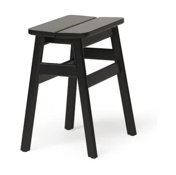 Angle Standard στρογγυλό σκαμπό 45 cm - Μαύρο, Ø32x46 cm - Form & Refine