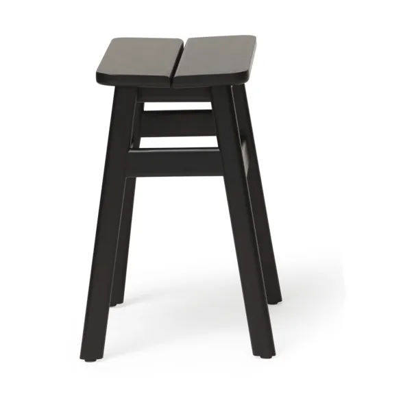 Angle Standard στρογγυλό σκαμπό 45 cm, Μαύρο, Ø32x46 cm Form & Refine