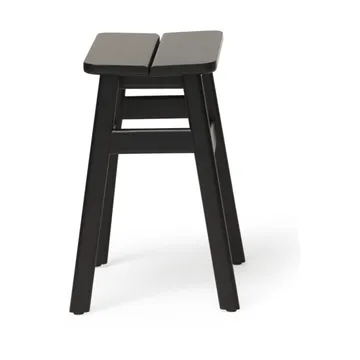 Angle Standard στρογγυλό σκαμπό 45 cm - Μαύρο, Ø32x46 cm - Form & Refine
