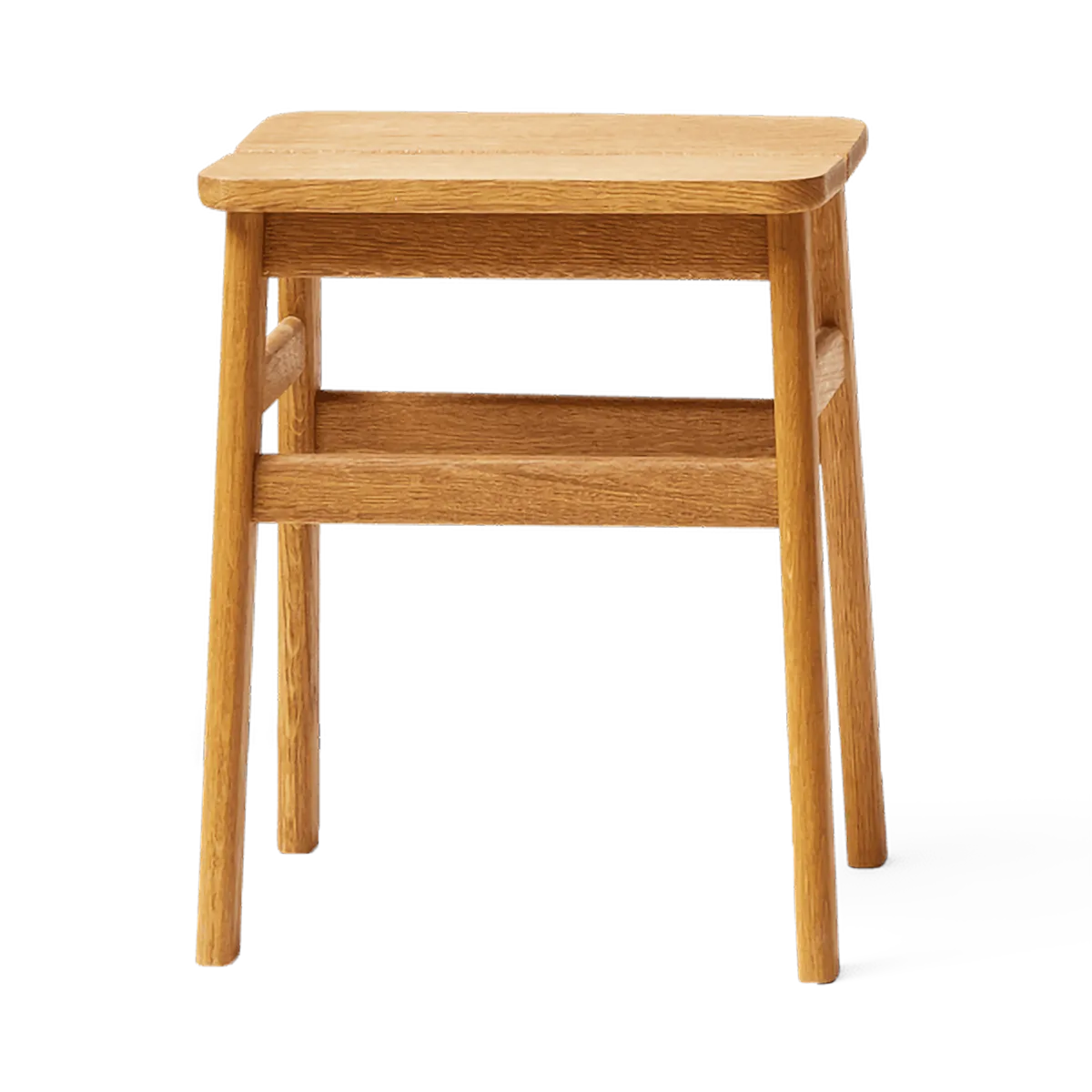 Angle Standard στρογγυλό σκαμπό 45 cm, Βελανιδιά, Ø32x46 cm Form & Refine