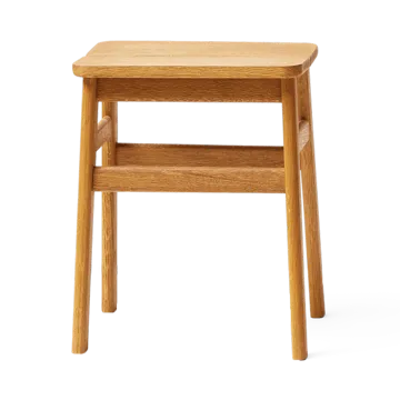 Angle Standard στρογγυλό σκαμπό 45 cm - Βελανιδιά, Ø32x46 cm - Form & Refine