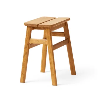 Angle Standard στρογγυλό σκαμπό 45 cm - Βελανιδιά, Ø32x46 cm - Form & Refine