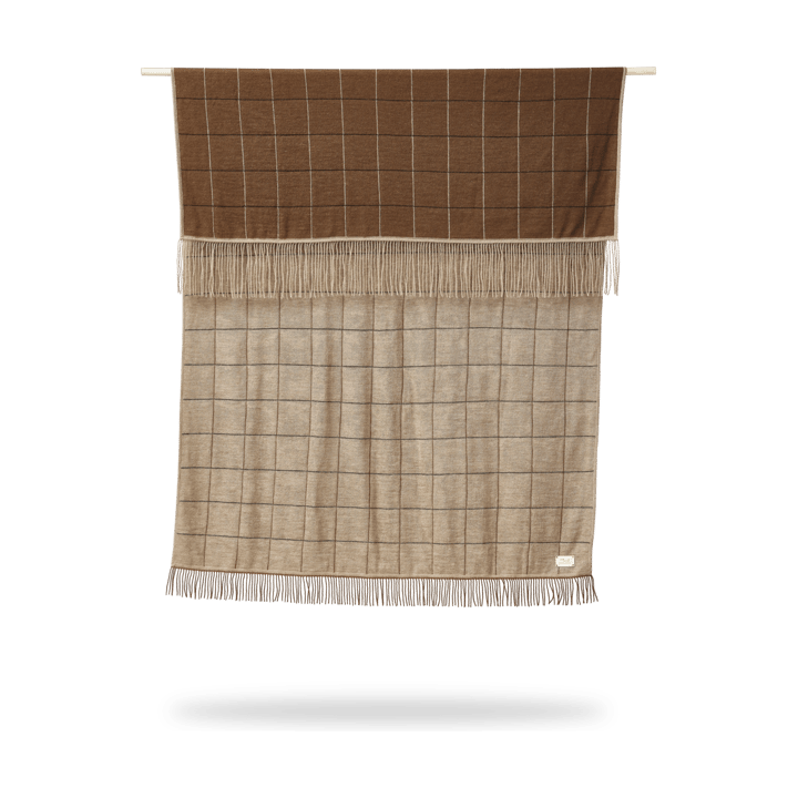 Aymara κουβέρτα 130x190 εκ. - New square brown - Form & Refine
