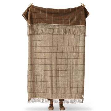 Aymara κουβέρτα 130x190 εκ. - New square brown - Form & Refine