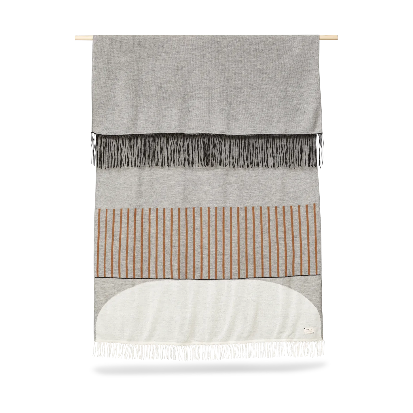 Aymara κουβέρτα 130x190 εκ., Pattern grey Form & Refine