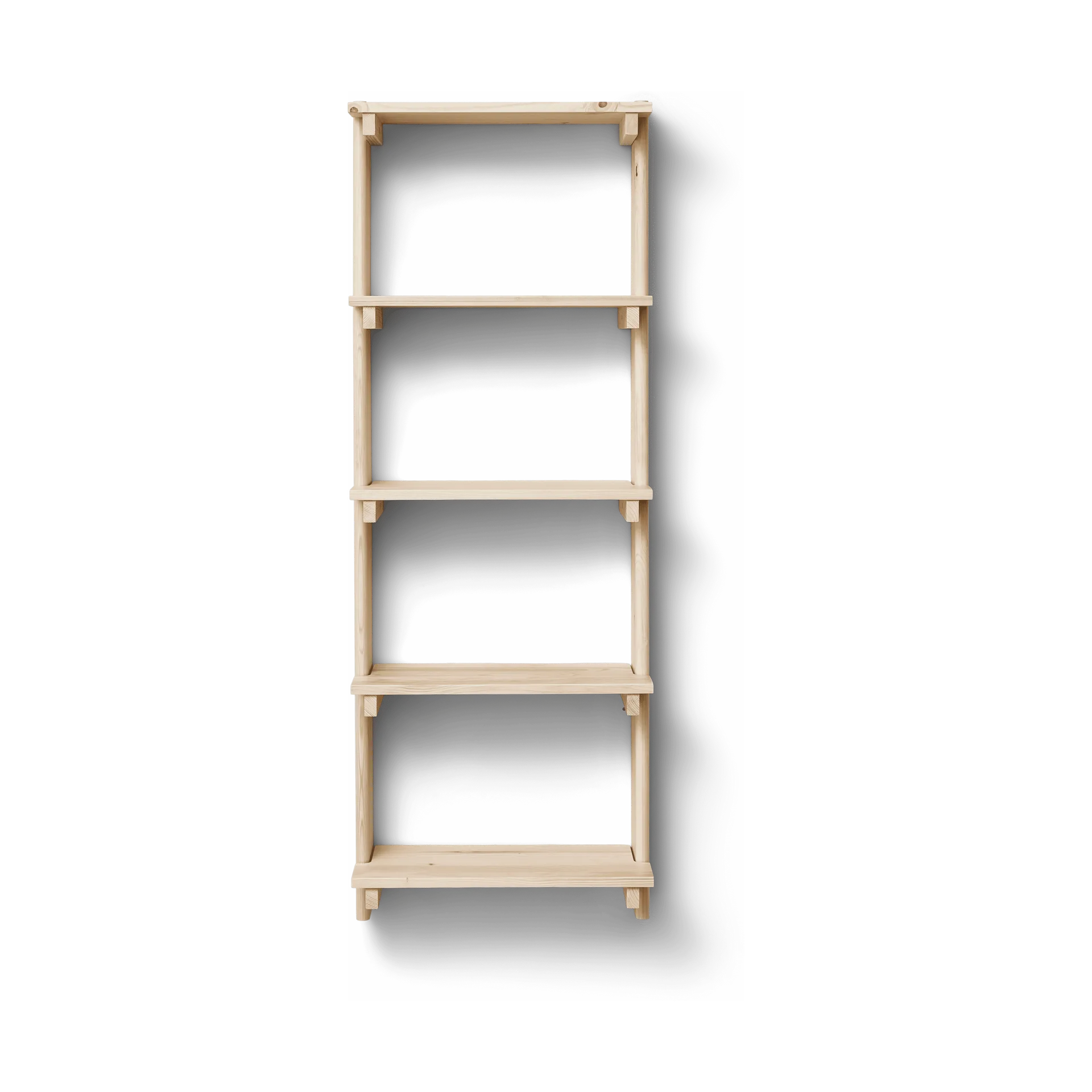 Beam ράφι τοίχου 5 ραφιών, Πευκόξυλο Form & Refine