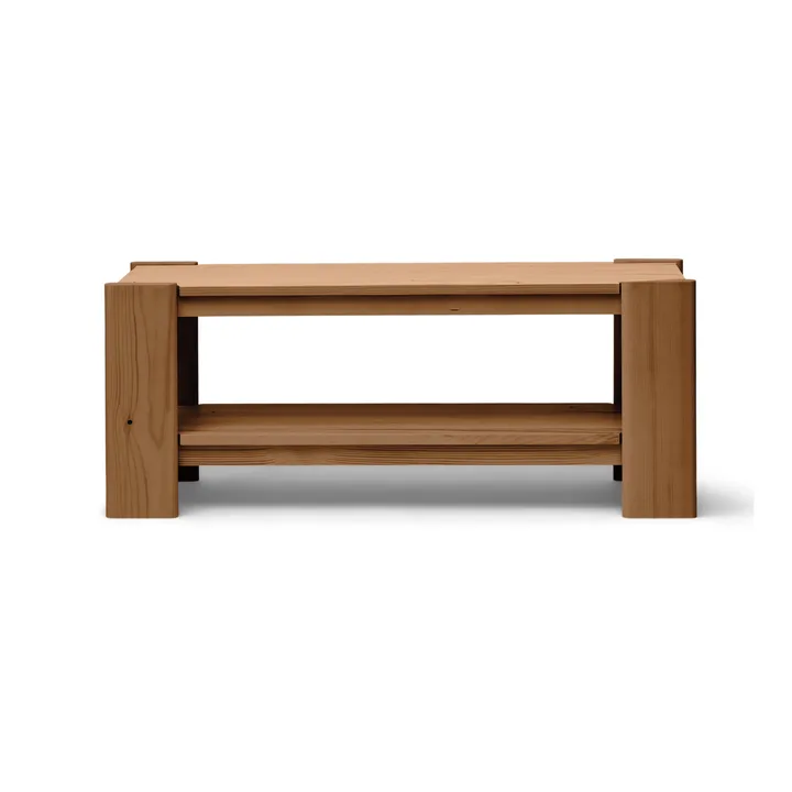 Beam πάγκος - Deep brown pine, 112x45x33 εκ. - Form & Refine