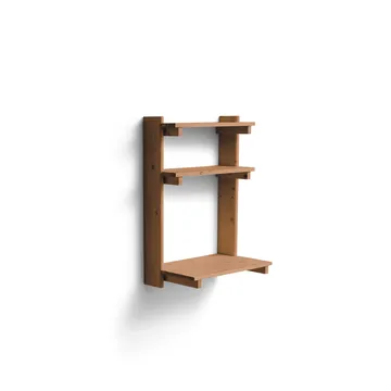 Beam Office Shelf ράφι με γραφείο - Deep brown pine, 60x90,5x40 εκ. - Form & Refine