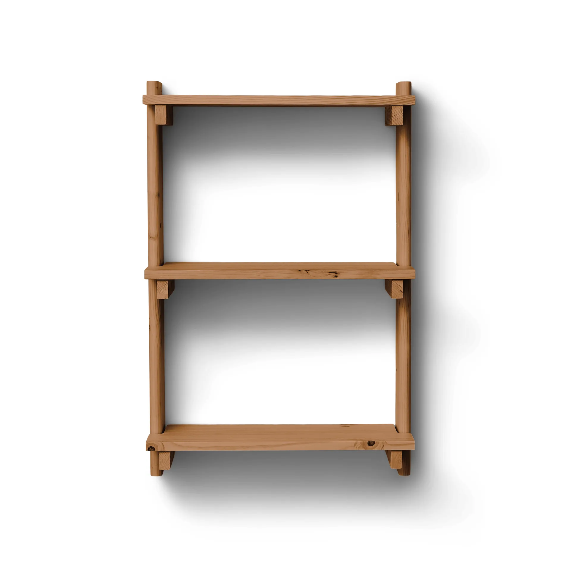 Beam Shelf επιτοίχιο ράφι, Deep brown pine, 60x90,5x25 εκ. Form & Refine