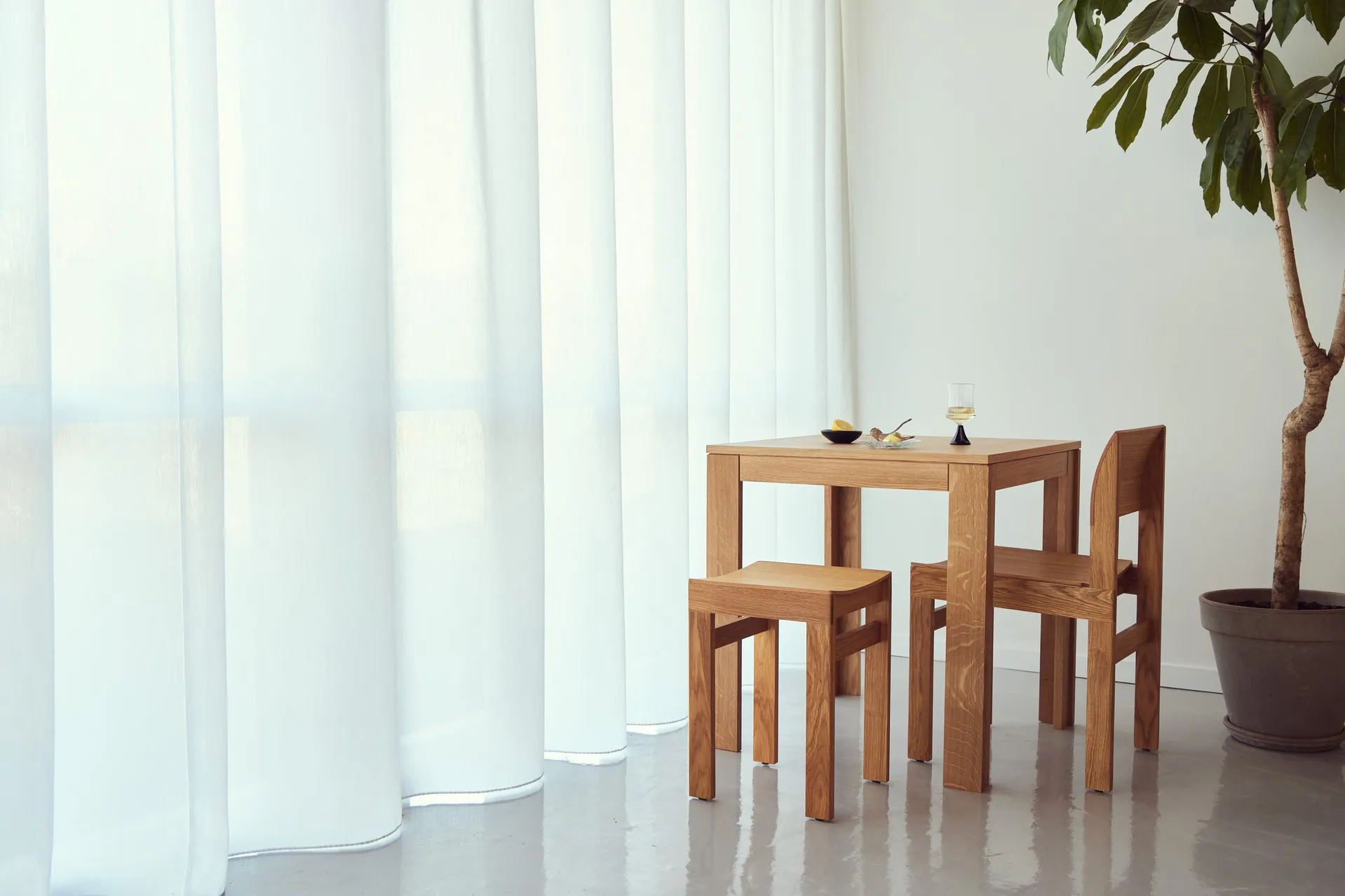 Element τραπεζαρία 70x70 cm, Βελανιδιά Form & Refine