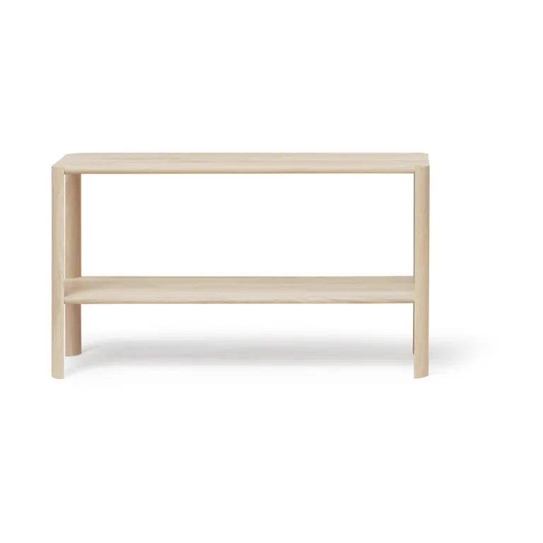 Leaf ραφιέρα 2 ράφια 57x100 cm, Λευκή δρυς Form & Refine