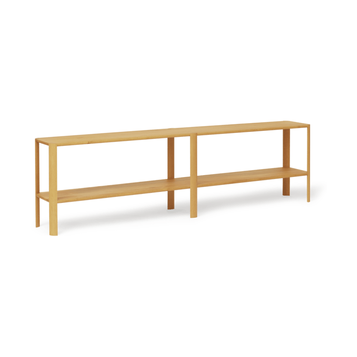 Leaf ράφι 2 ραφιών 57x200 cm - Βελανιδιά - Form & Refine