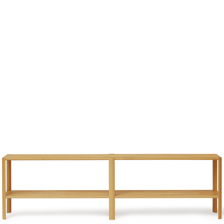 Leaf ράφι 2 ραφιών 57x200 cm, Βελανιδιά Form & Refine