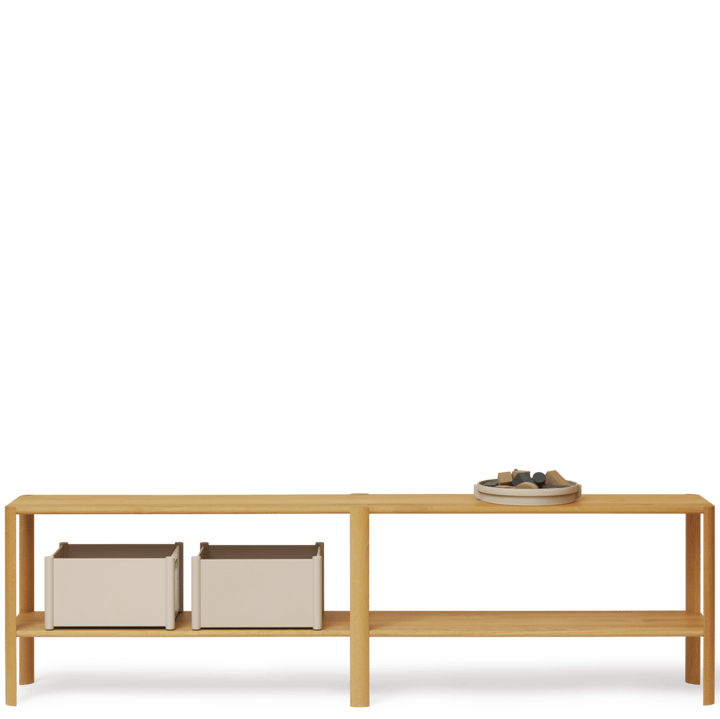 Leaf ράφι 2 ραφιών 57x200 cm, Βελανιδιά Form & Refine