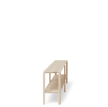 Leaf ράφι 2 ραφιών 57x200 cm - Λευκή δρυς - Form & Refine