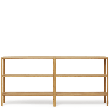 Leaf ράφι 3 ράφια 92x200 cm - Βελανιδιά - Form & Refine