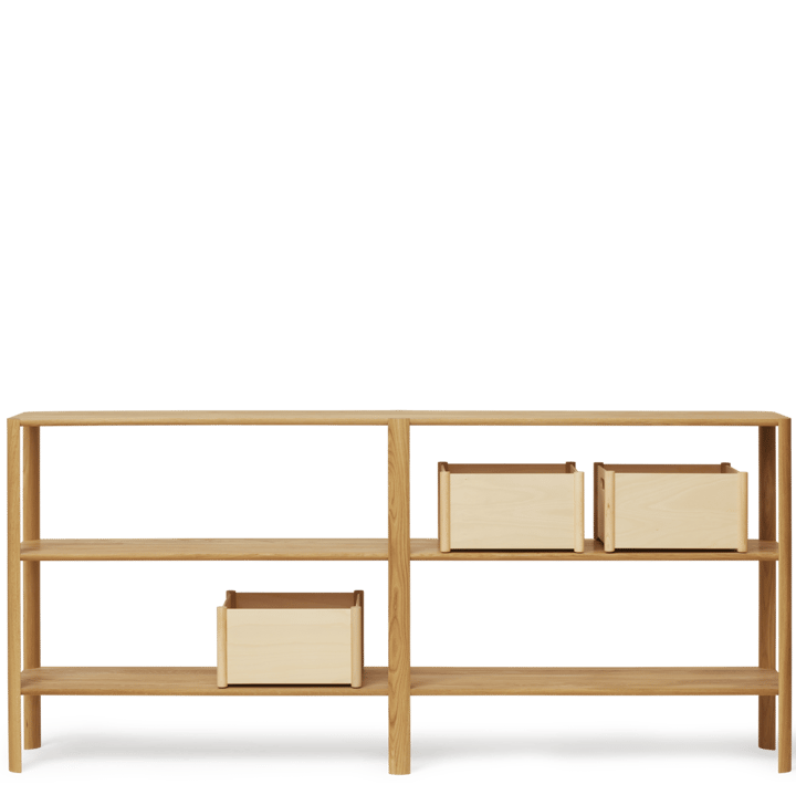 Leaf ράφι 3 ράφια 92x200 cm, Βελανιδιά Form & Refine