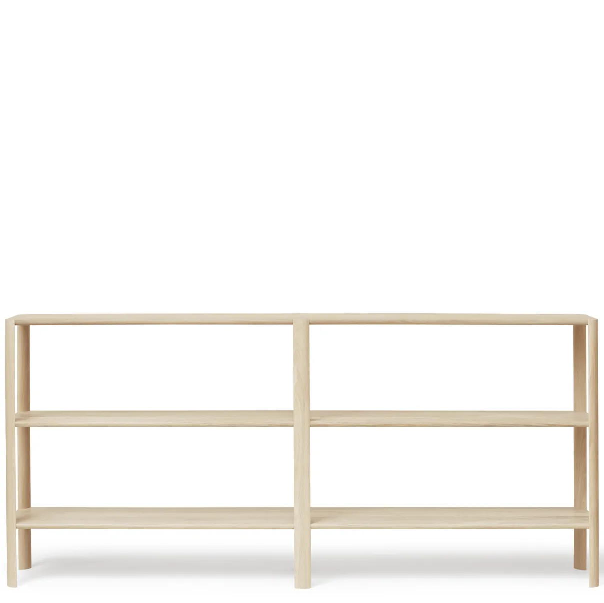 Leaf ράφι 3 ράφια 92x200 cm, Λευκή δρυς Form & Refine