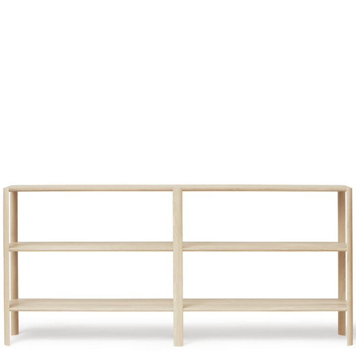 Leaf ράφι 3 ράφια 92x200 cm, Λευκή δρυς Form & Refine