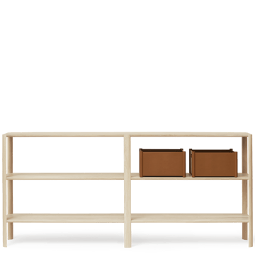 Leaf ράφι 3 ράφια 92x200 cm - Λευκή δρυς - Form & Refine