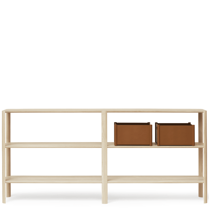 Leaf ράφι 3 ράφια 92x200 cm, Λευκή δρυς Form & Refine