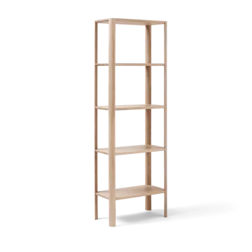 Leaf 5 ραφιών 55x162 cm - Λευκή δρυς - Form & Refine