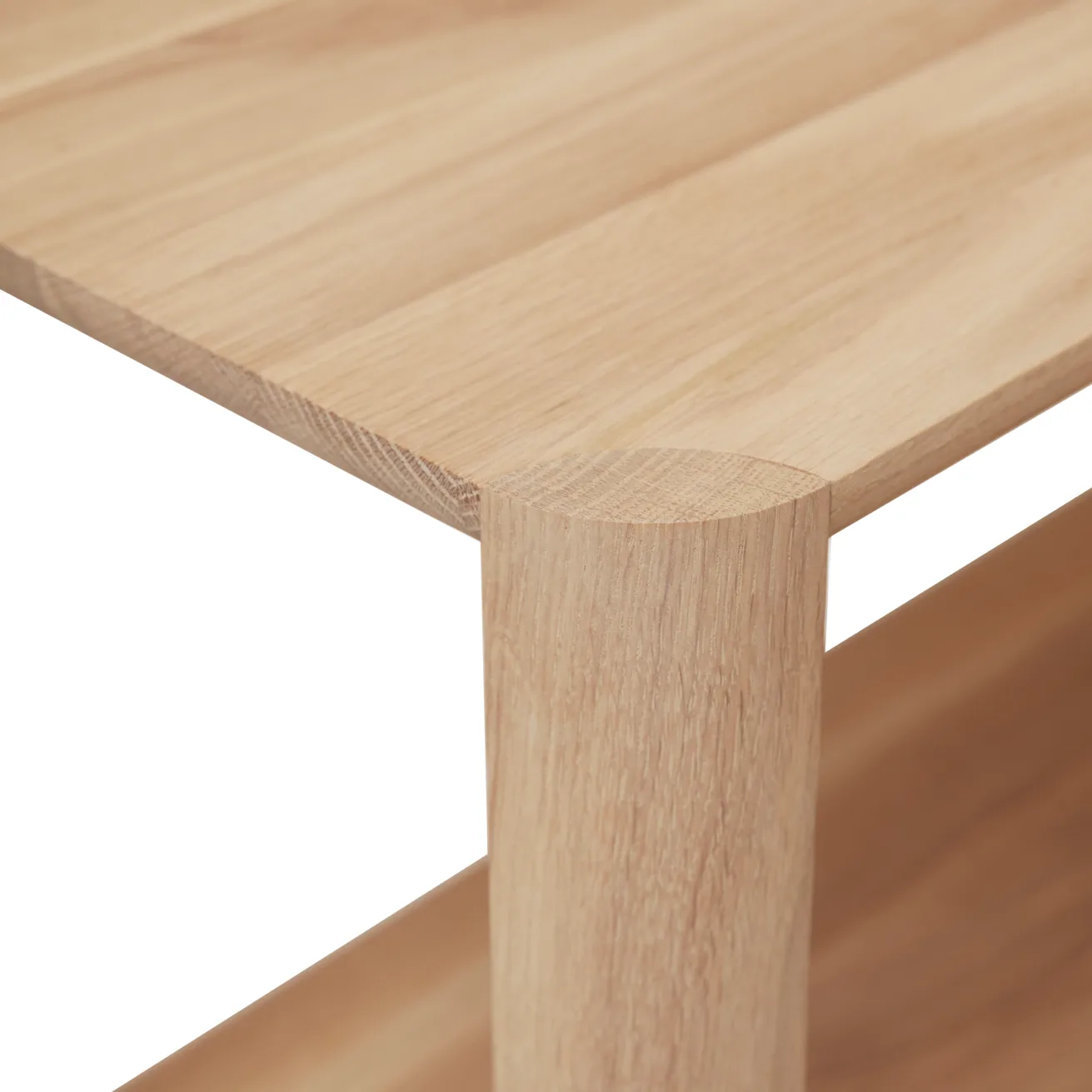 Leaf 5 ραφιών 55x162 cm, Λευκή δρυς Form & Refine