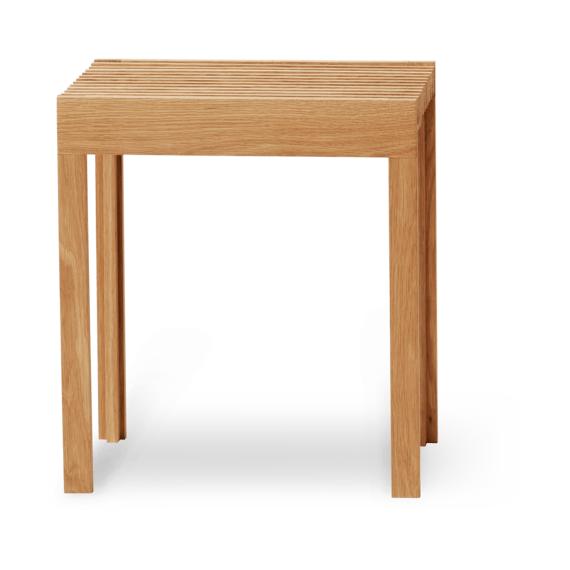 Lightweight σκαμπό 40x45 εκ. - Βελανιδιά - Form & Refine
