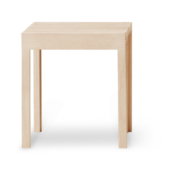 Lightweight σκαμπό 40x45 εκ. - Λευκή δρυς - Form & Refine