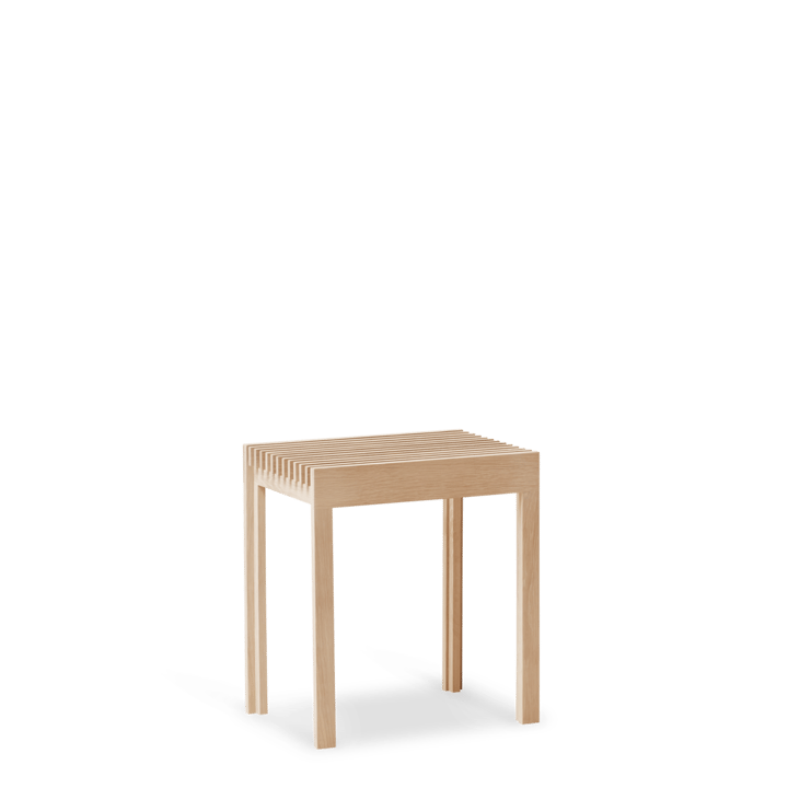 Lightweight σκαμπό 40x45 εκ., Λευκή δρυς Form & Refine