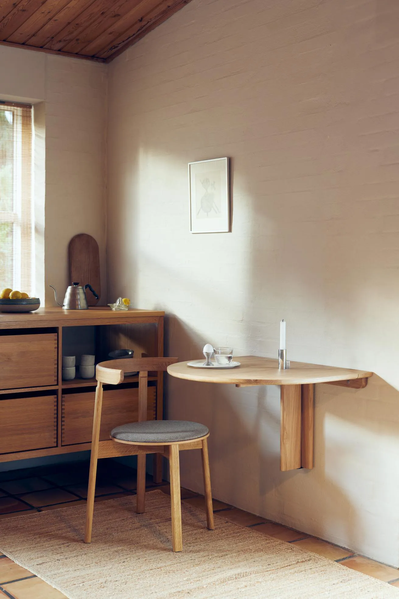 Lunar καρέκλα, Βελανιδιά-Hallingdal 65 0227 Form & Refine