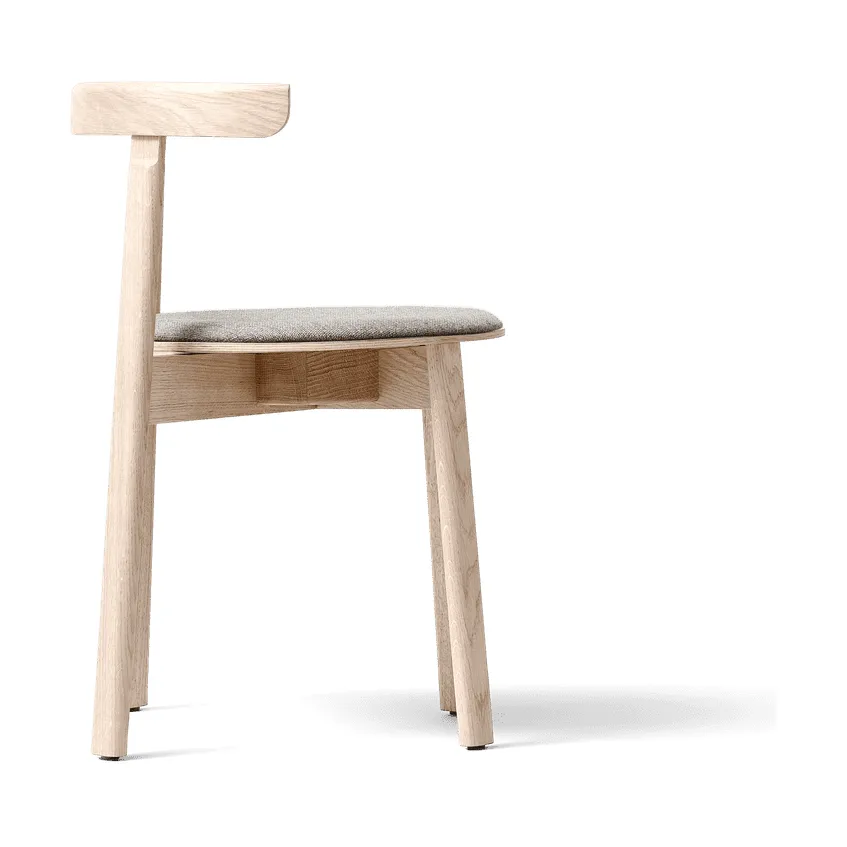 Lunar καρέκλα, Λευκή βελανιδιά-Hallingdal 65-0227 Form & Refine