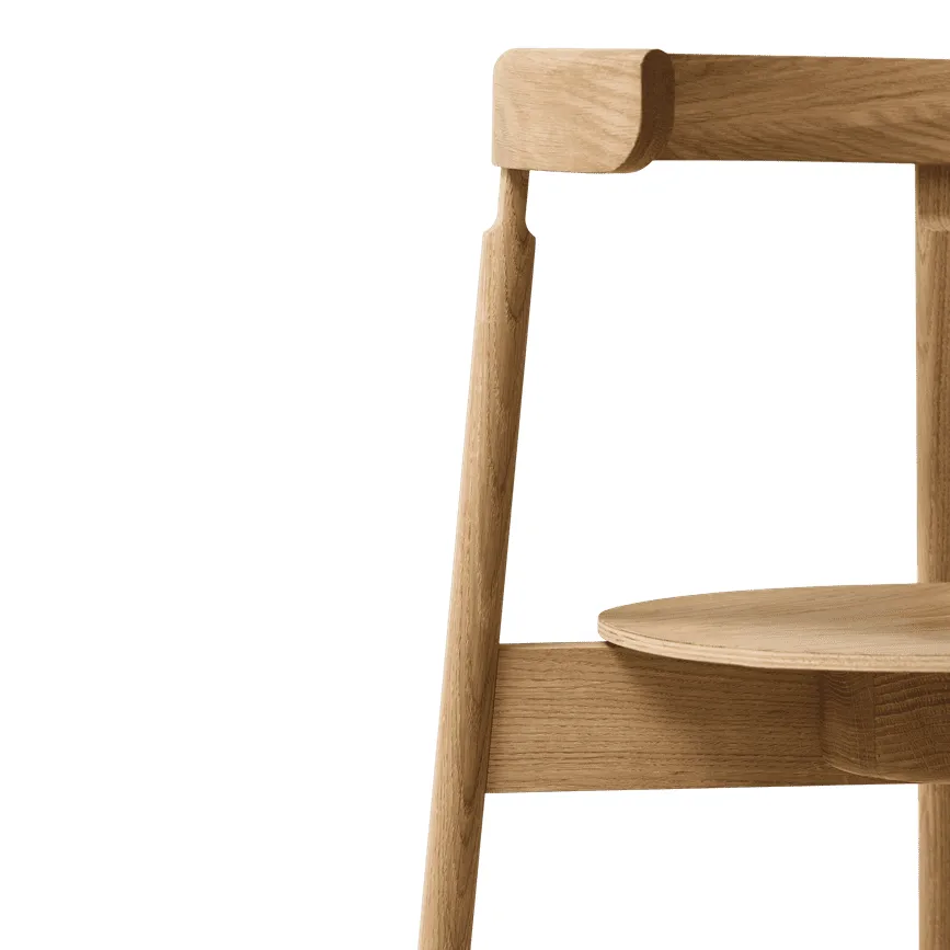 Lunar καρέκλα, Βελανιδιά Form & Refine